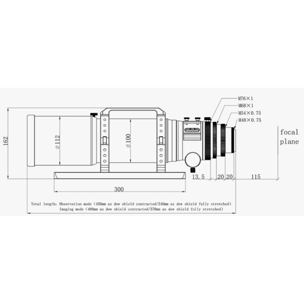 Askar Refractor apocromático AP 80/600 80PHQ