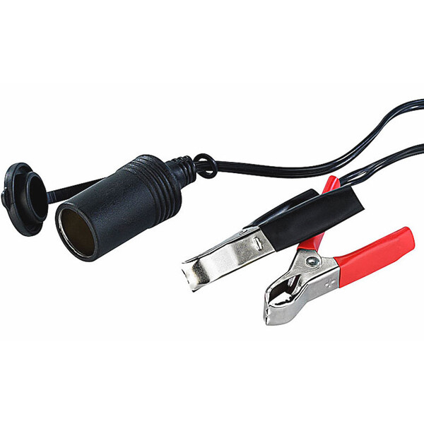 TS Optics Cables de alimentación Conector de red de a bordo/pinzas cocodrilo 12 V 8 A