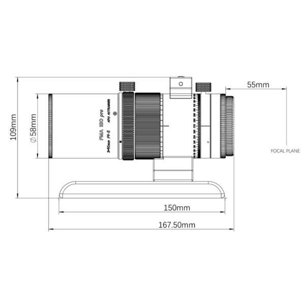 Askar Refractor apocromático AP 40/180 FMA180PRO OTA