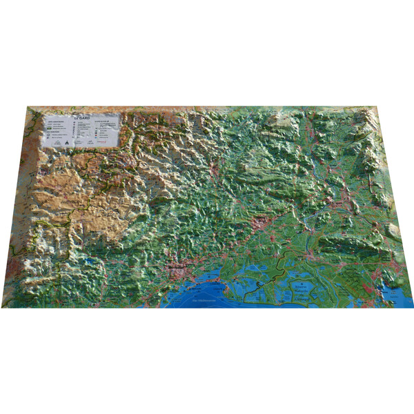 3Dmap Mapa regional Le Gard