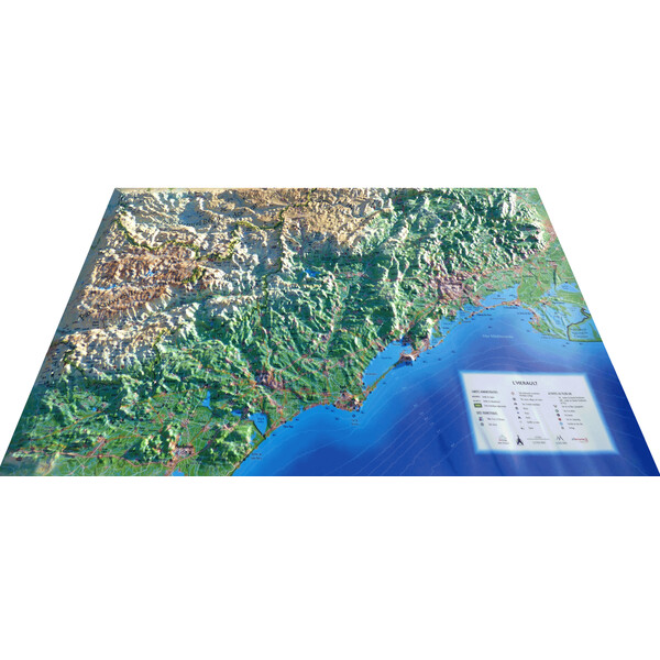 3Dmap Mapa regional L'Hérault