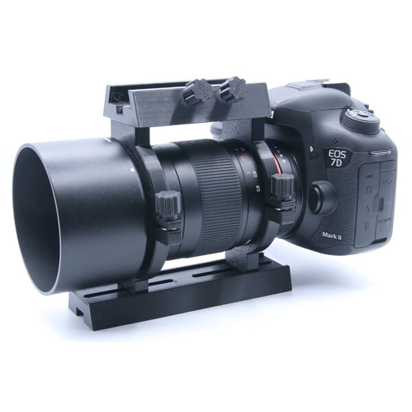 Astroprints Abrazaderas con zapata para buscadores y placa cola de milano para objetivo Samyang 135 mm f/2