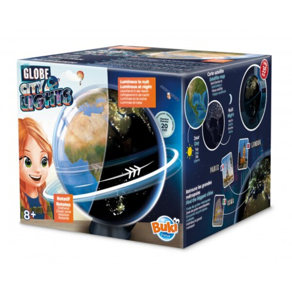 Buki Globo terráqueo infantil Citylight 20cm