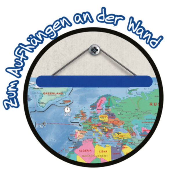 Buki Mapas infantiles Magnetische Weltkarte (70x38cm)