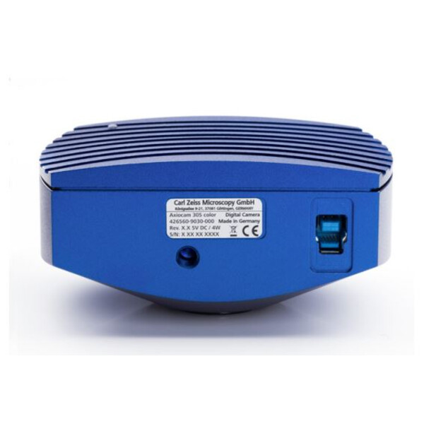 ZEISS Cámara Axiocam 305 color R2 (D), 5MP, color, CMOS, 2/3", USB 3.0, 3,45 µm, 36 fps