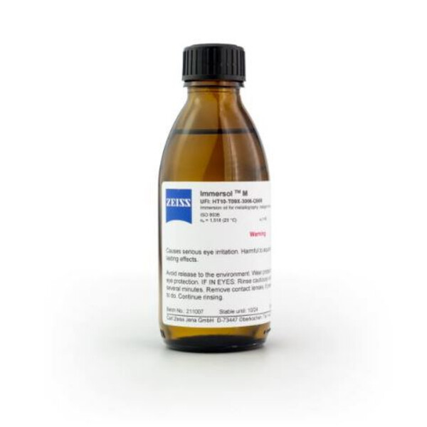 ZEISS Aceite de inmersión Immersol M, botella de 100 ml