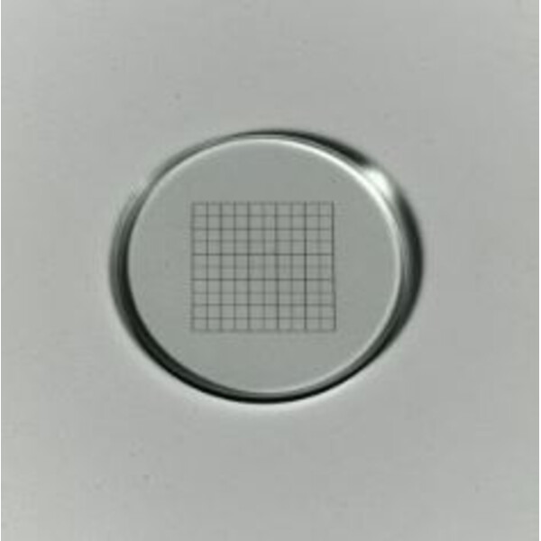 ZEISS Placa micrométrica Micrómetro de red 12,5x12,5/5;10, d=26 mm