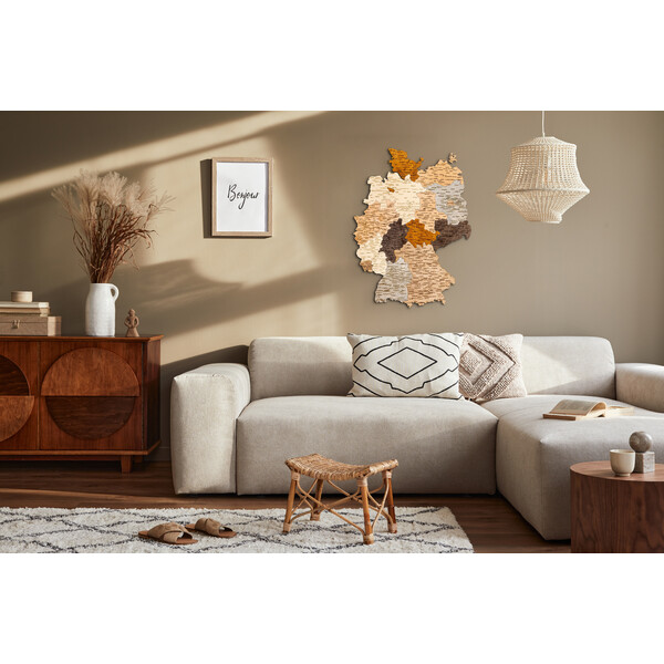 Abraham Wood Decor Mapa Puzzle de Alemania de madera (60 x 80 cm)