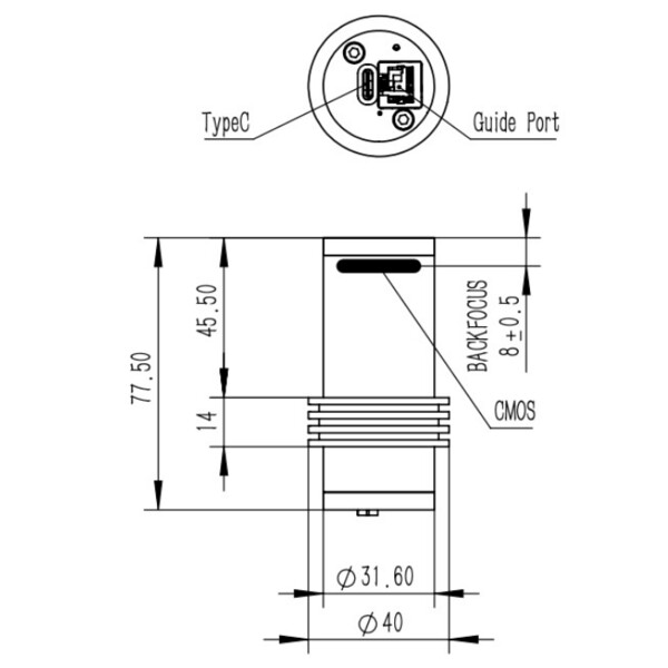 QHY Cámara Kamera 5III 678C Color