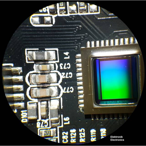 Bresser Microscopio estereo Analyth STR 10x-40x bino; Greenough; 50 mm; 10x/20; 10-40x; LED, cámara, 2 MP