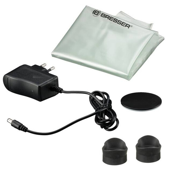 Bresser Microscopio estereo Analyth STR 10x-40x bino; Greenough; 50 mm; 10x/20; 10-40x; LED, cámara, 2 MP