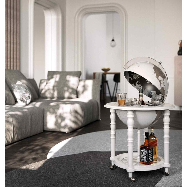 Zoffoli living Globo minibar Elegance White 40cm