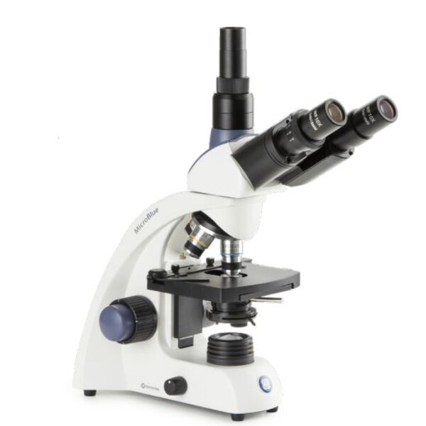 Euromex Microscopio MB.1153, trino, DIN 160, achro, 40x-1000x, 10x/18, Dl, batería, LED, 1 W