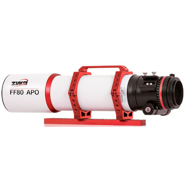 ZWO Refractor apocromático FF80 AP 80/600 Quadruplet OTA