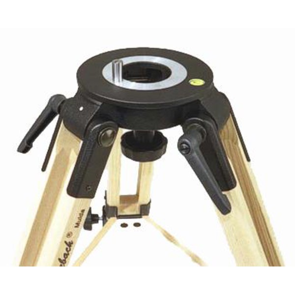Berlebach Trípode de madera Uni modelo 18 para Synta HEQ-5 con soporte para accesorios