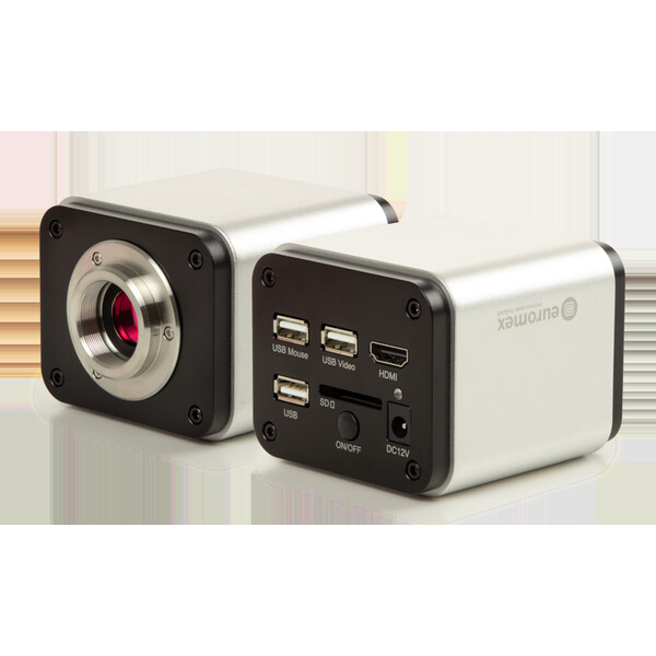 Euromex Cámara VC.3043 HDS, UHD, 8,3 MP, 1/1,8 pulgadas, sensor de color 4K, pantalla táctil de 13 pulgadas, 30 fps HDMI, 20 fps USB