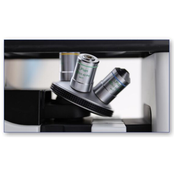 Optika Microscopio invertido IM-300, trino, PH, 100-400x, IOS LWD W-PLAN PH, N.A. 0.3, X-LED8