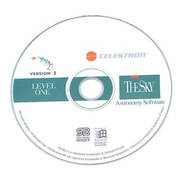 Celestron Software CD-Rom de , 'The Sky', Level 1