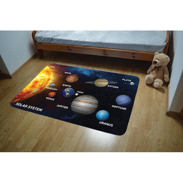 Marko Sistema solar con alfombra blanda (100x150cm)