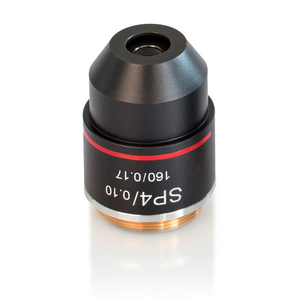 Kern Objetivos, OBB-A1562, e-plan, achro,  4x/0,1, w.d. 14,5 mm, antifúngico