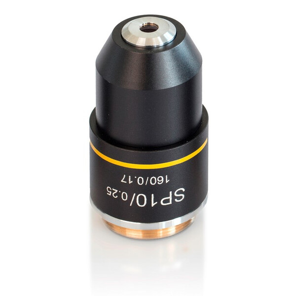 Kern Objetivo, OBB-A1563, e-plan, achro, 10x/0,25, w.d. 5,65mm, antifúngico