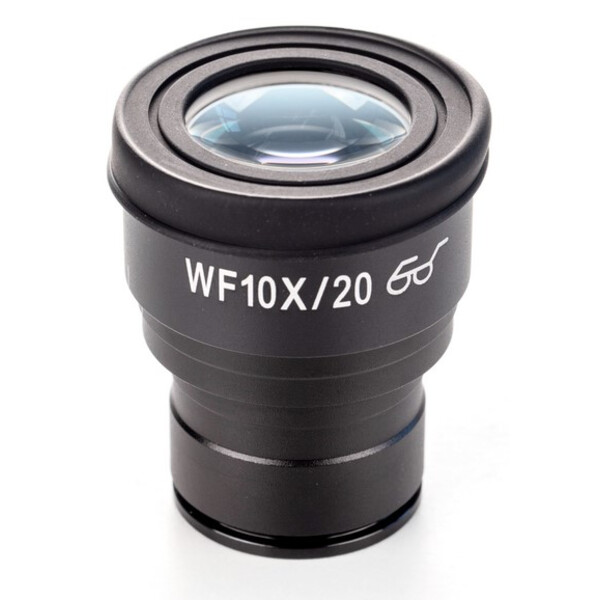 Kern Oculares de 30 mm de diámetro, OBB-A1591, HWF 10x/20 mm de diámetro, con escala, punto de ojo alto, antifúngicos