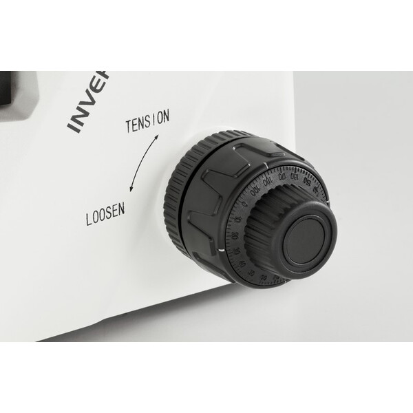 Kern Microscopio invertido OCM 166, FL, PH, trino, inverso, Abbe-N.A.-0,3-Condensador fijo, 10x-40x, 30W LED, Al, 100W HBO, Dl