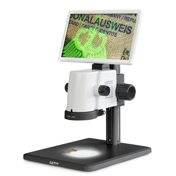 Kern Microscopio OIV 345, digital, 0,7x-4,5x, LED, aluminio, HDMI