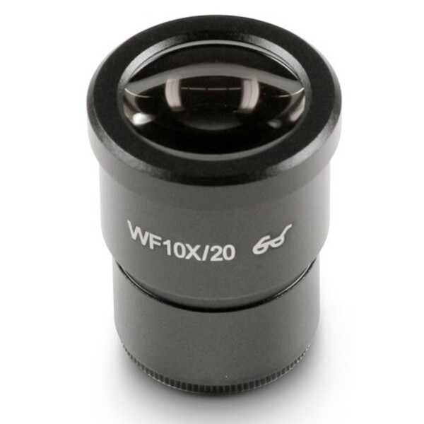 Kern Ocular de 30 mm de diámetro, OZB-A4635, HWF 10x/Ø20 mm, con escala de 0,1 mm, punto de ojo alto, antifúngico