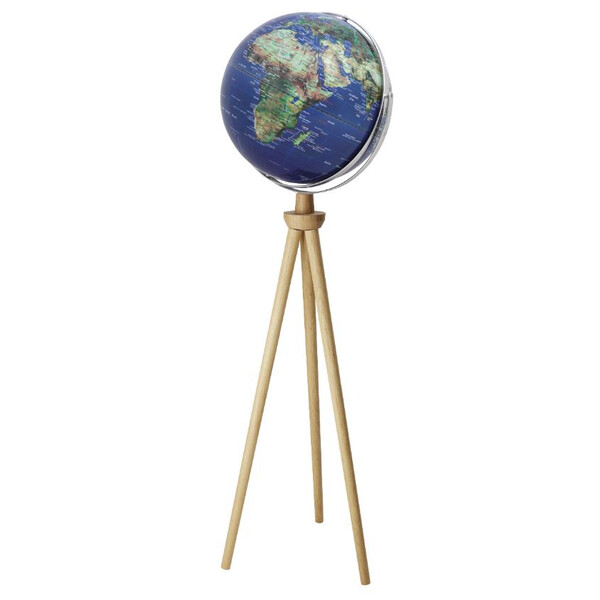 TROIKA Globo terráqueo de pie Sputnik 43cm