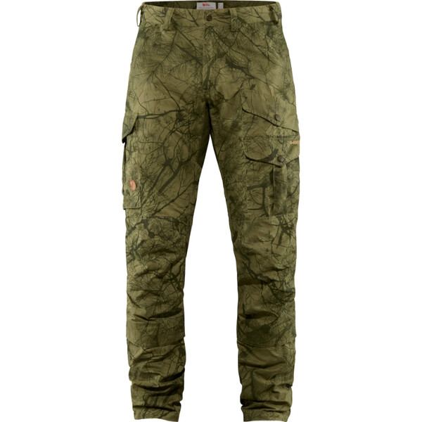 Fjällräven Pantalón de caza Barents Pro M, 626-662 Camo verde-Bosque profundo, 50