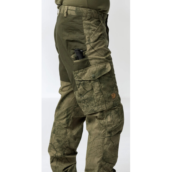 Fjällräven Pantalón de caza Barents Pro M, 626-662 Camo verde-Bosque profundo, 50