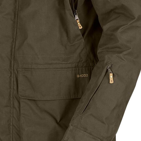 Fjällräven Chaqueta acolchada Brenner Pro M, 662 Deep Forest, talla M