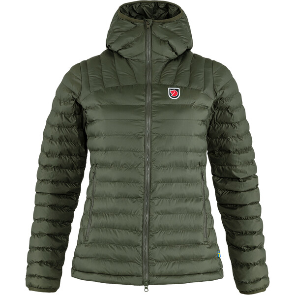 Fjällräven Sudadera con capucha Expedition Lätt W, 662 Deep Forest, L