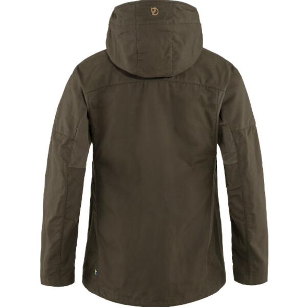 Fjällräven Chaqueta Forest Hybrid W, 633 Dark Olive, L