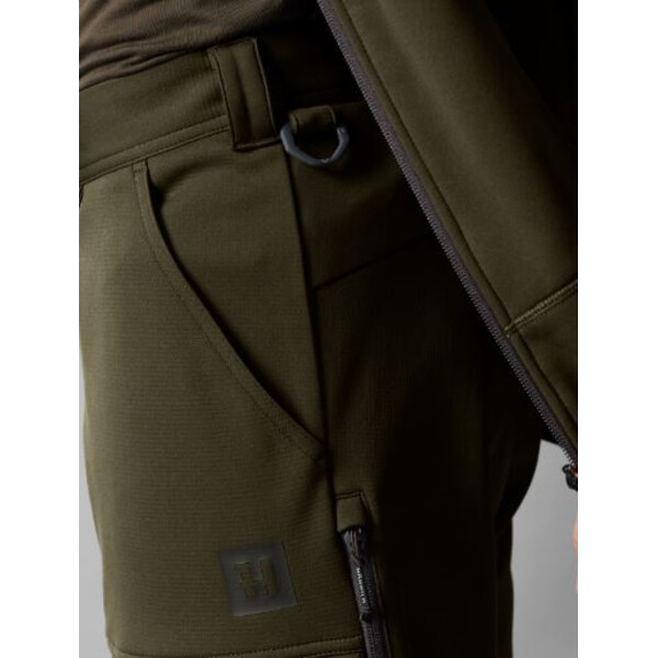 Härkila Pantalones Deer Stalker Light, verde sauce/marrón sombra talla 54