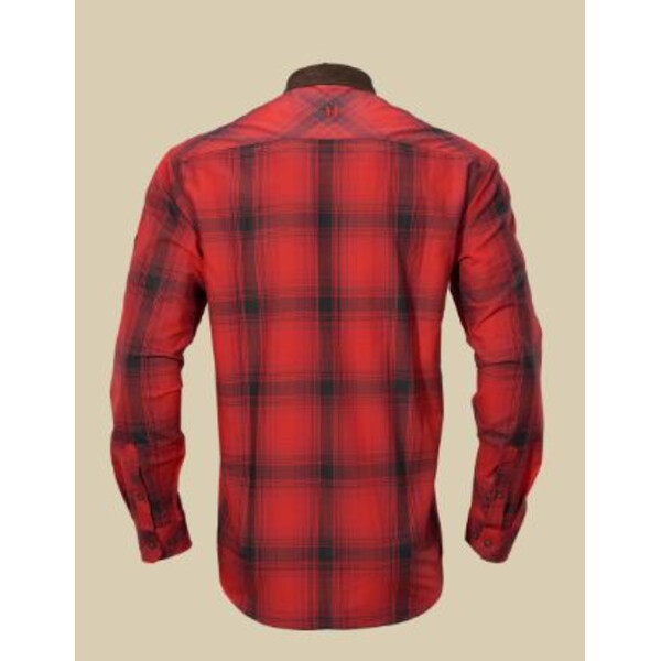 Härkila Camisa Driven Hunt, cuadros rojos y negros, talla XXL