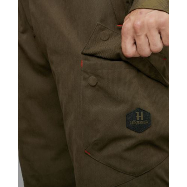 Härkila Pantalones Driven Hunt HWS Insulated, verde sauce, talla 52