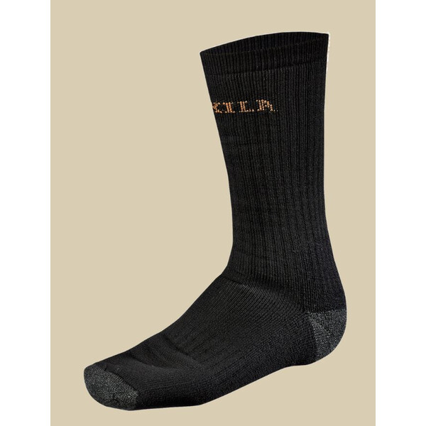 Härkila Calcetines Expedition cortos, Black Talla L