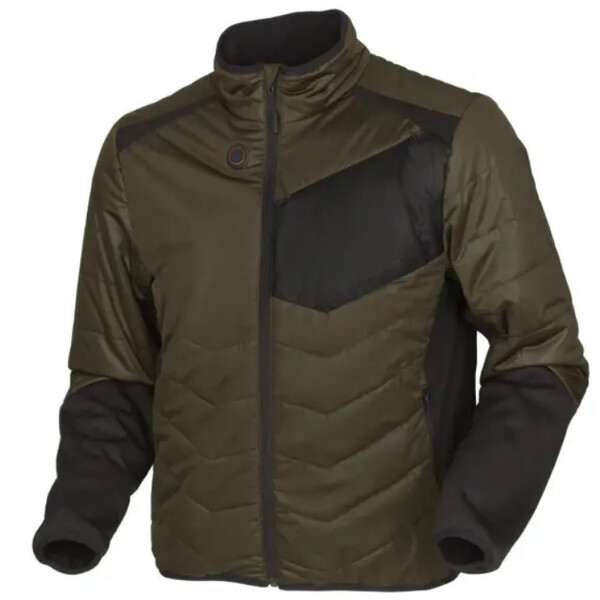 Härkila Chaqueta calefactora, verde sauce/negro, talla S