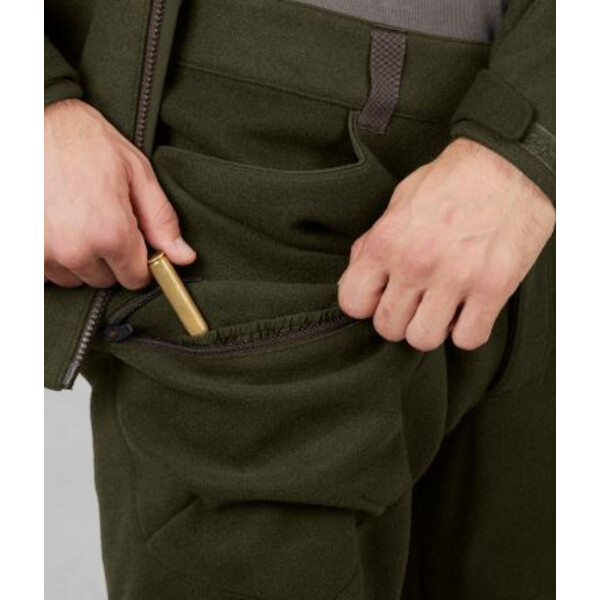 Härkila Pantalones Metso Hybrid, verde sauce, talla 48
