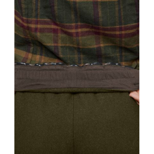 Härkila Pantalones de invierno Metso para mujer, verde sauce/marrón sombra, talla 38