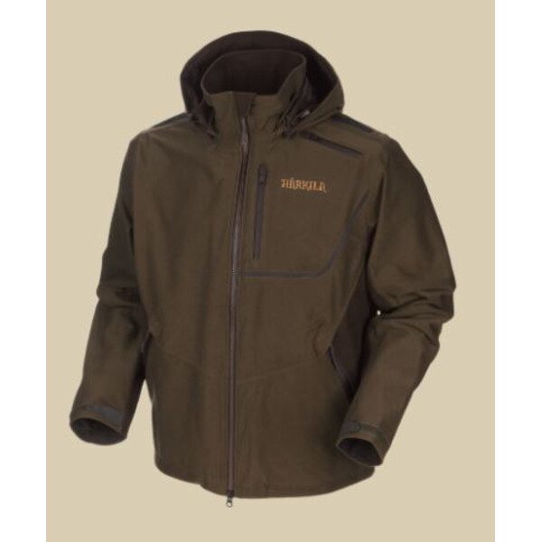 Härkila Chaqueta Mountain Hunter, Hunting green/Shadow brown, talla 52