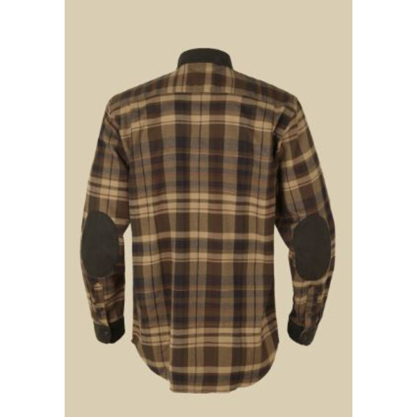 Härkila Camisa Pajala, beige/marrón, talla XL