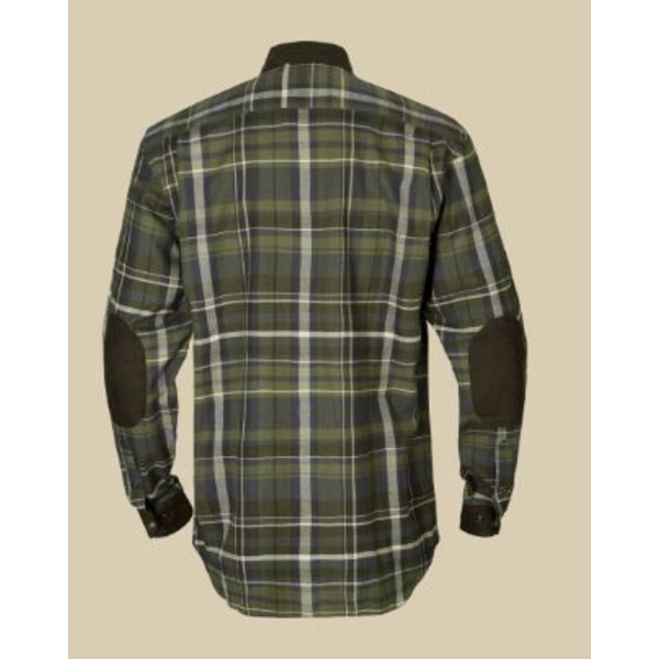 Härkila Camisa Pajala, cuadros oliva, talla M
