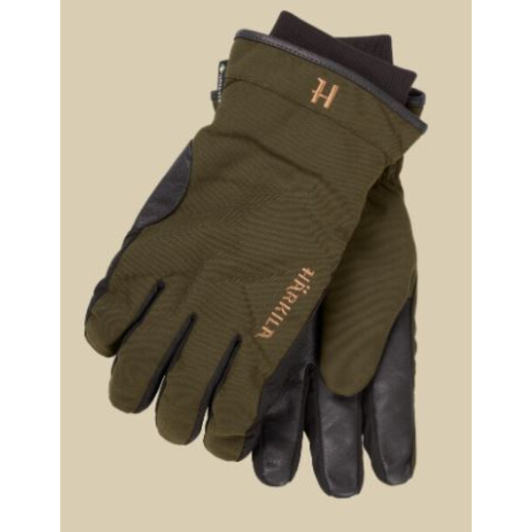 Härkila Guantes Pro Hunter GTX, verde sauce/marrón sombra, talla L
