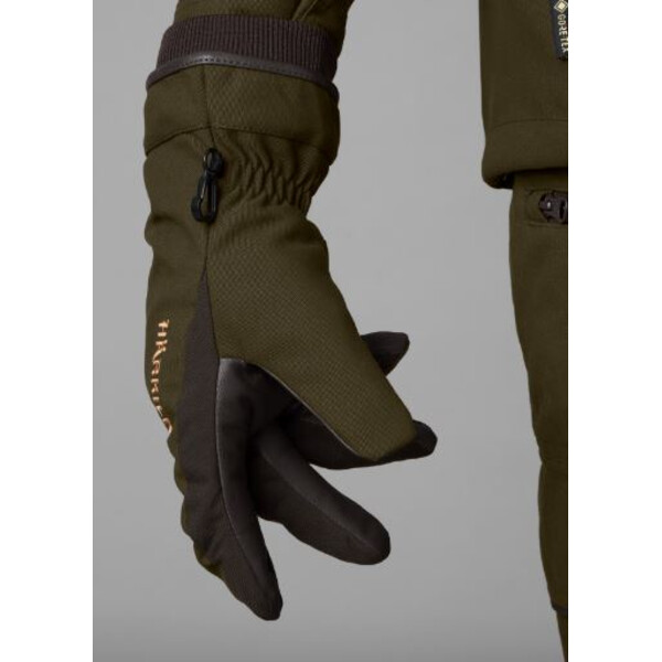 Härkila Guantes Pro Hunter GTX, verde sauce/marrón sombra, talla L