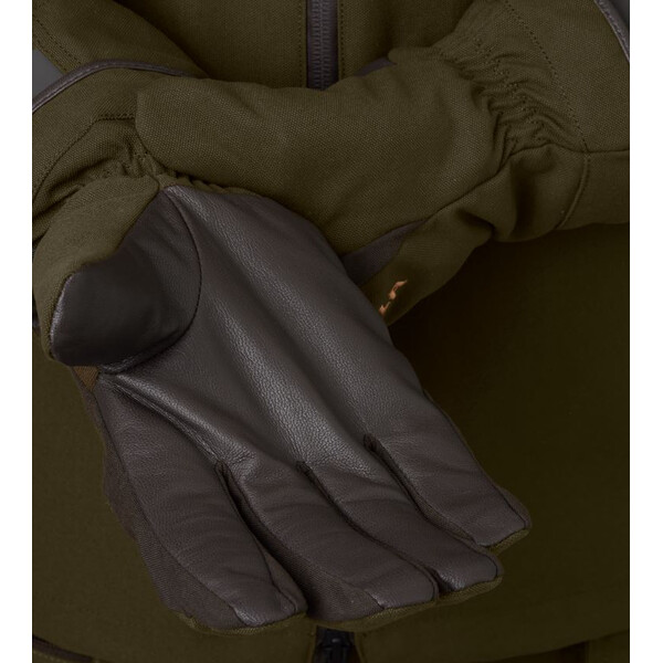 Härkila Guantes Pro Hunter GTX, verde sauce/marrón sombra, talla L