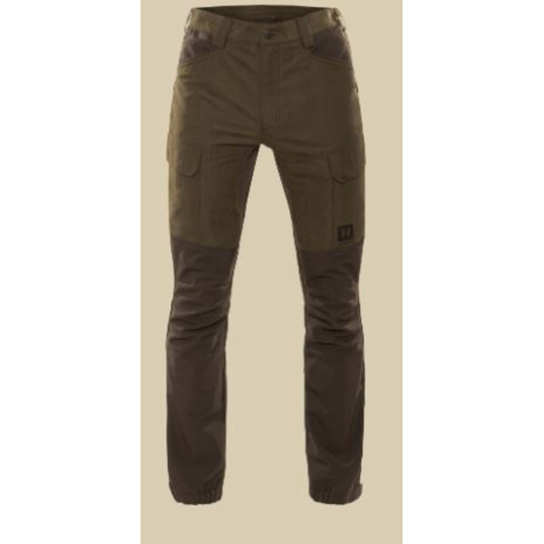 Härkila Pantalón escandinavo , verde sauce/marrón oscuro, talla 50