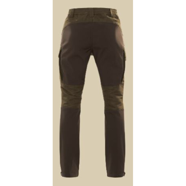 Härkila Pantalón escandinavo , verde sauce/marrón oscuro, talla 50